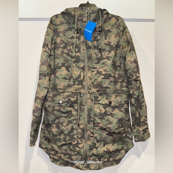 Columbia Jackets & Blazers - Columbia Green Camouflage Parka